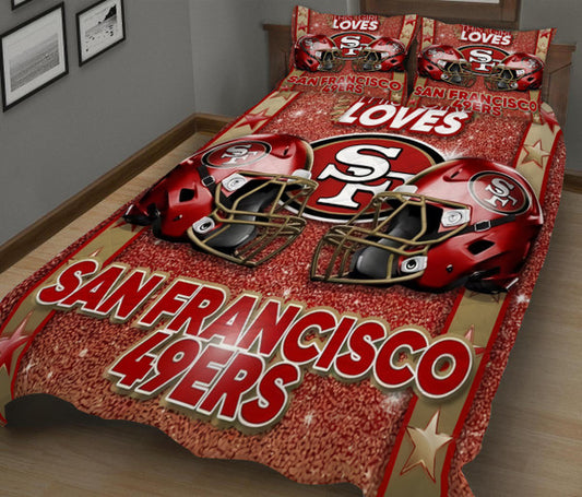 San Francisco 49ers Quilt Set BGQS175