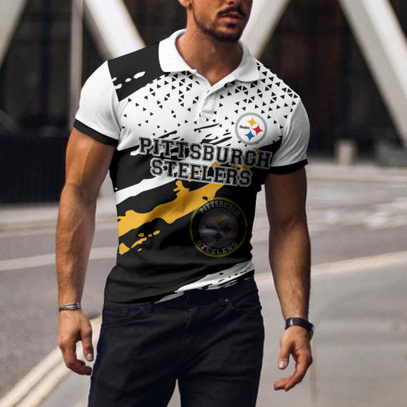Pittsburgh Steelers Polo T-shirt BGPLS088