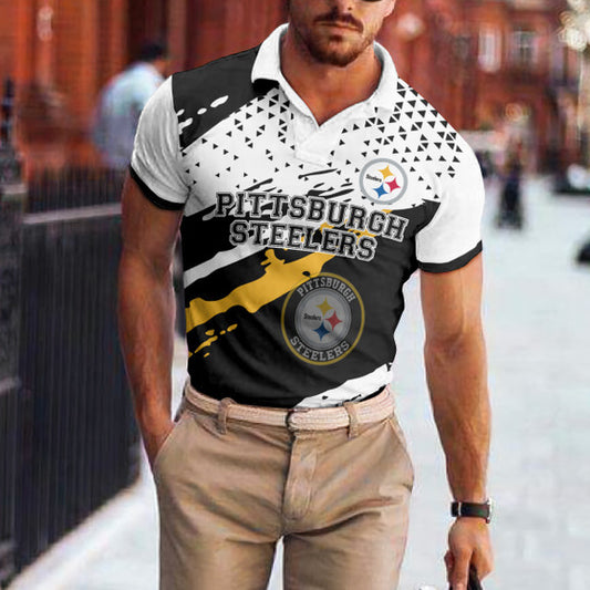 Pittsburgh Steelers Polo T-shirt BGPLS088