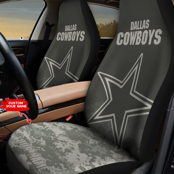 Dallas Cowboys Personalized Car Seat Covers BGCSC738