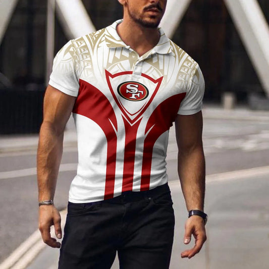 San Francisco 49ers Polo T-shirt BGPLS096