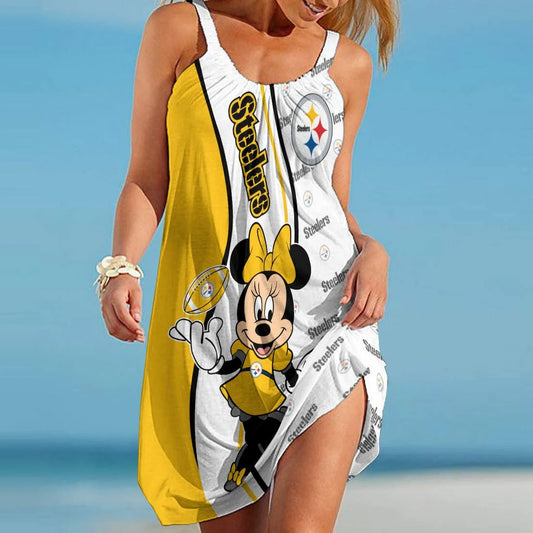 Pittsburgh Steelers Beach Dress BGSLLBD609