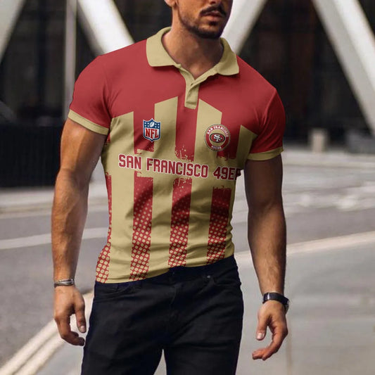 San Francisco 49ers Polo T-shirt BGPLS118