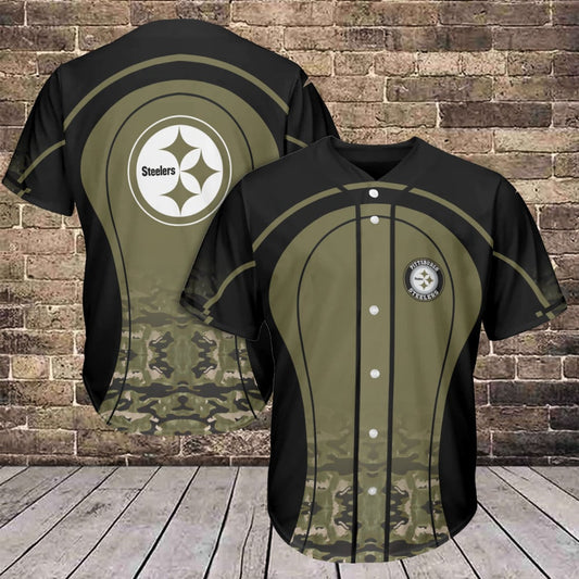 Pittsburgh Steelers Baseball Jersey AZCBJS339