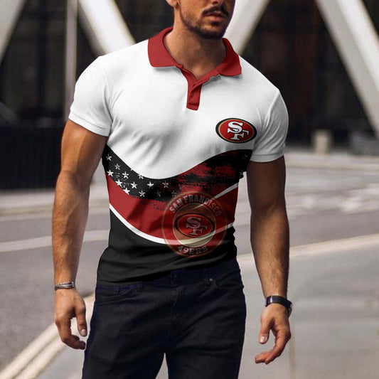 San Francisco 49ers Polo T-shirt BGPLS128