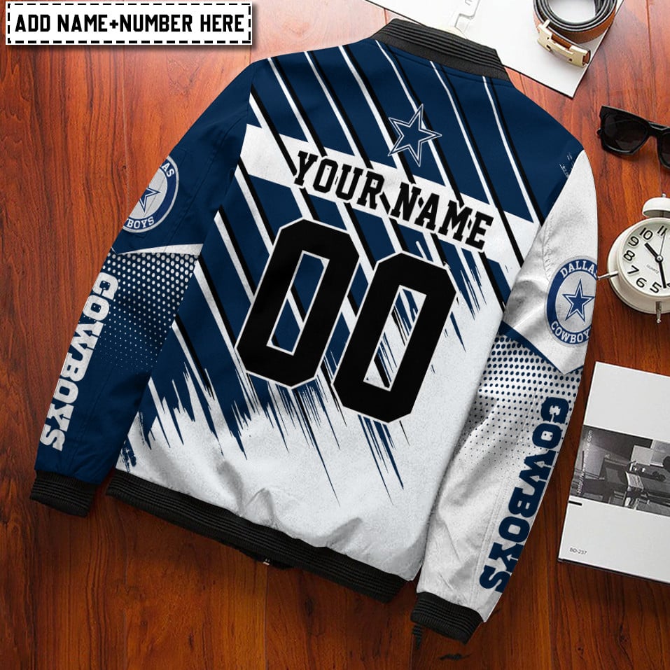 Dallas Cowboys Personalized Bomber Jacket AZCBJ155