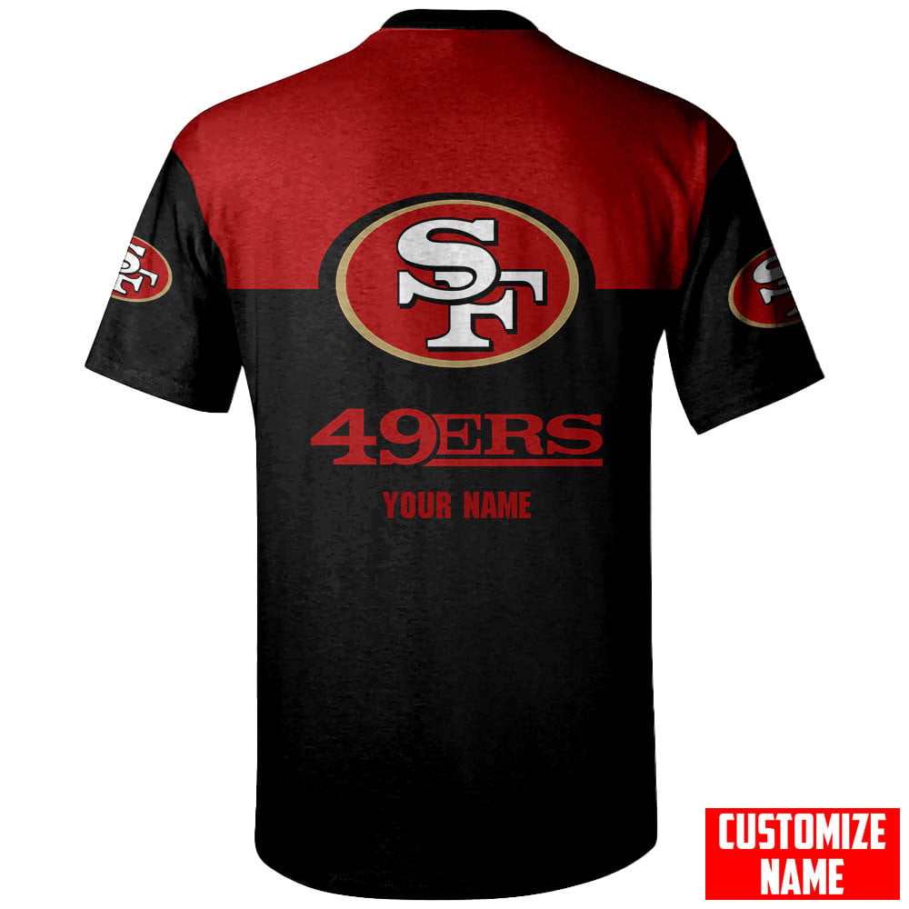 San Francisco 49ers Personalized Unisex T-Shirt Gift For Sport Fans AZTS007