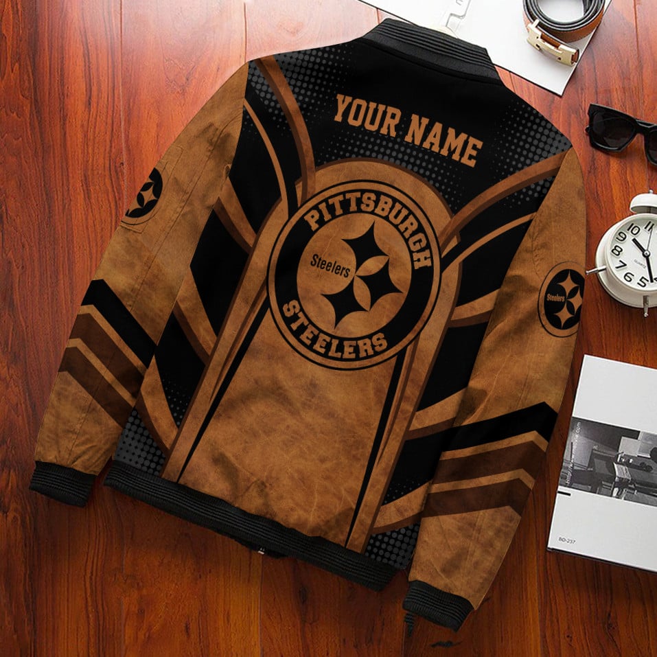 Pittsburgh Steelers Personalized Bomber Jacket AZCBJ162