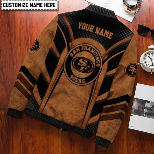 San Francisco 49ers Personalized Bomber Jacket AZCBJ163