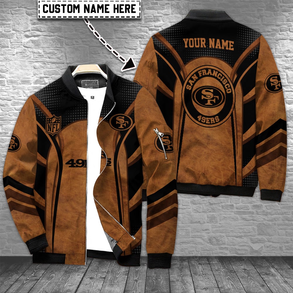 San Francisco 49ers Personalized Bomber Jacket AZCBJ163