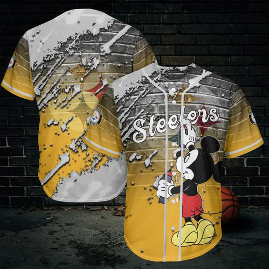 Pittsburgh Steelers Baseball Jersey AZCBJS372