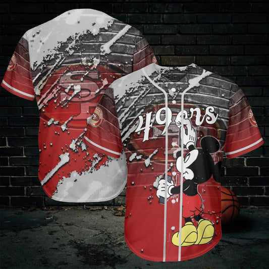 San Francisco 49ers Baseball Jersey AZCBJS369