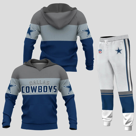 Dallas Cowboys Personalized Hoodie and Joggers AZCHD950