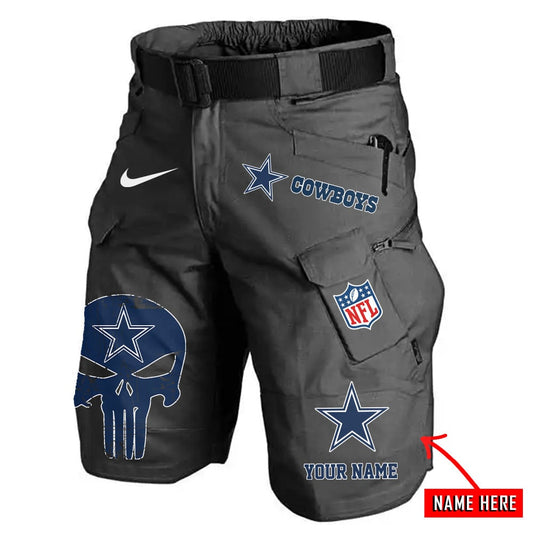 Dallas Cowboys Limited Edition Front Pockets Men Shorts (Belt Not Included) AZBTFPMS000085
