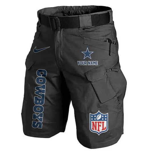 Dallas Cowboys Limited Edition Front Pockets Men Shorts (Belt Not Included) AZBTFPMS000034