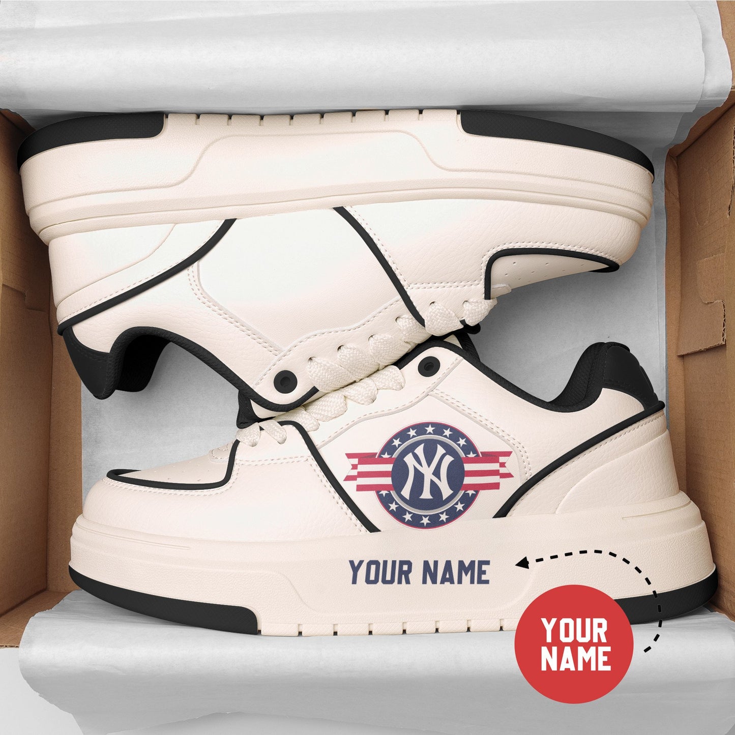 New York Yankees Personalized MLB Sneakers 028