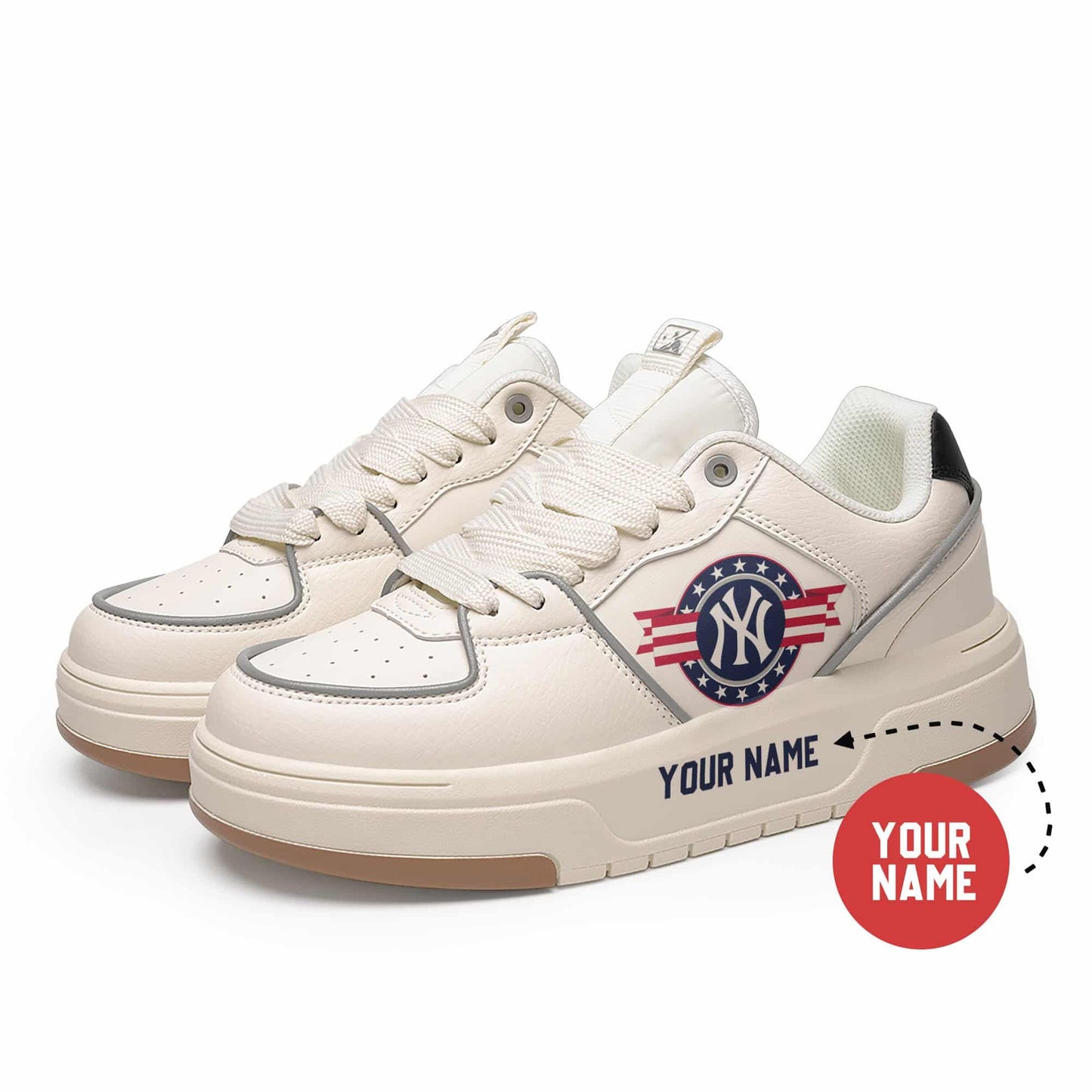 New York Yankees Personalized MLB Sneakers 028