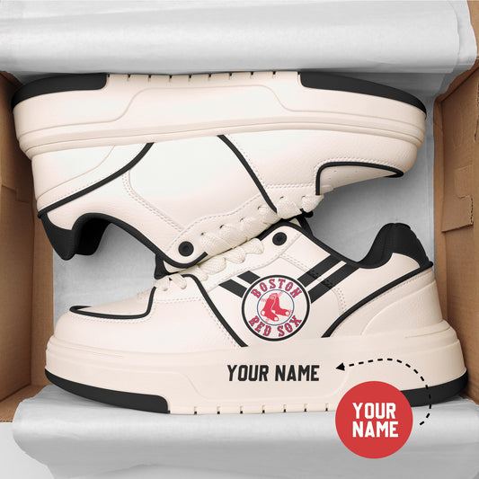 Boston Red Sox Personalized MLB Sneakers 029