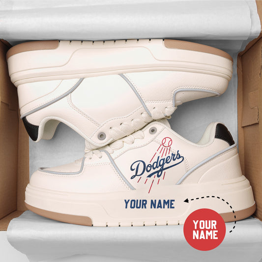 Los Angeles Dodgers Personalized MLB Sneakers 031