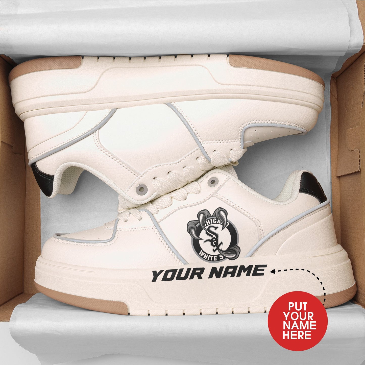 Chicago White Sox Personalized MLB Sneakers 037