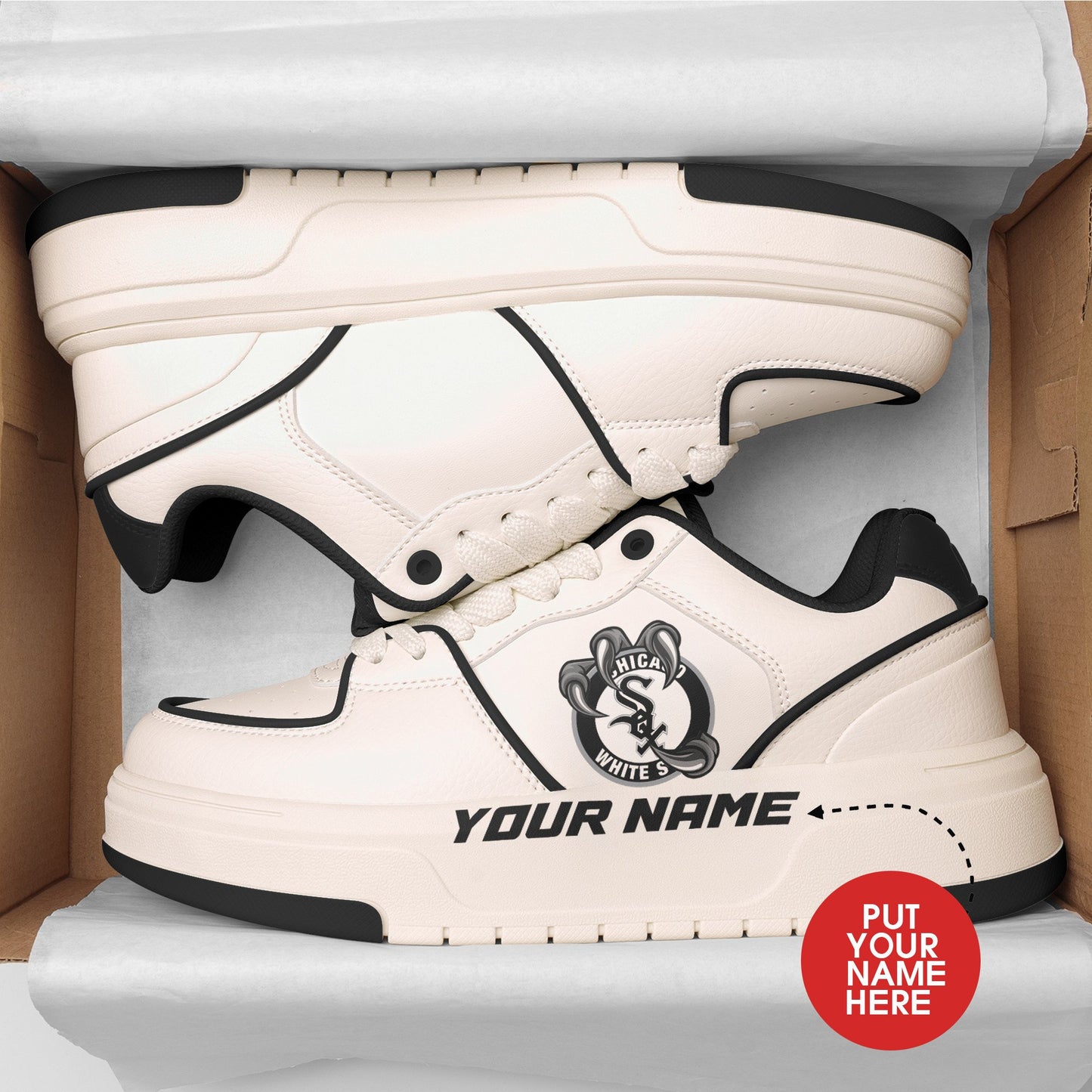 Chicago White Sox Personalized MLB Sneakers 037