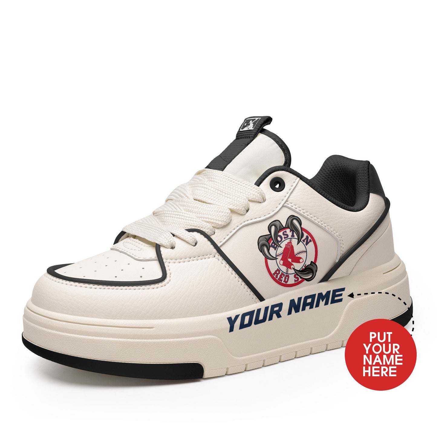 Boston Red Sox Personalized MLB Sneakers 039