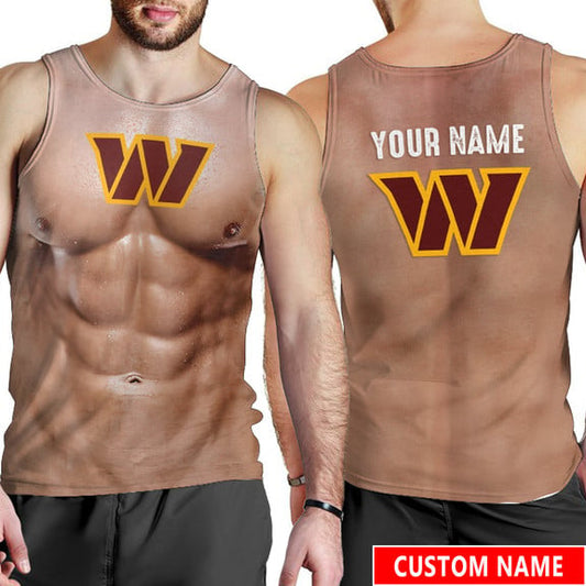 Washington Commanders Personalized Men Tank Top BGMTT029