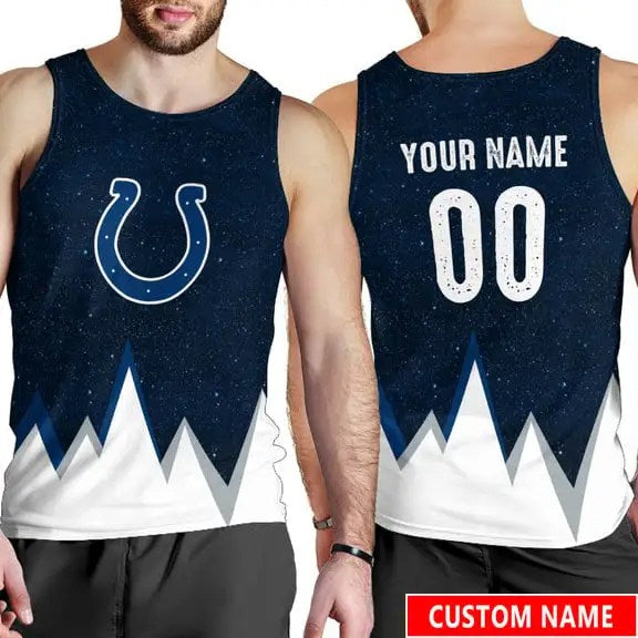 Indianapolis Colts Personalized Men Tank Top BGMTT022