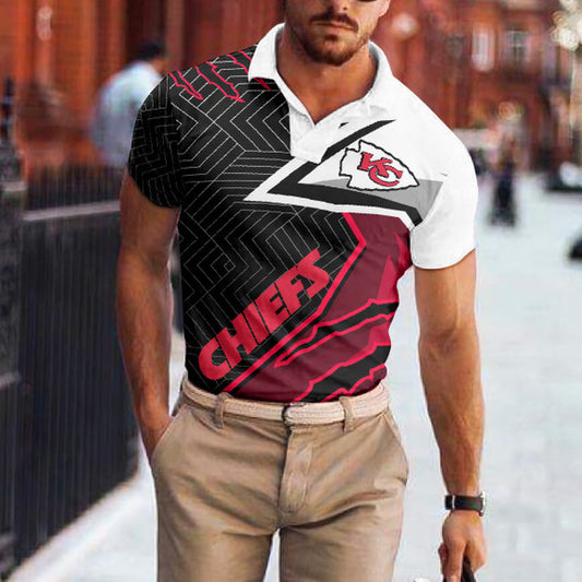 Kansas City Chiefs Polo T-shirt BGPLS069
