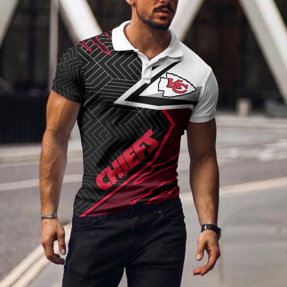 Kansas City Chiefs Polo T-shirt BGPLS069