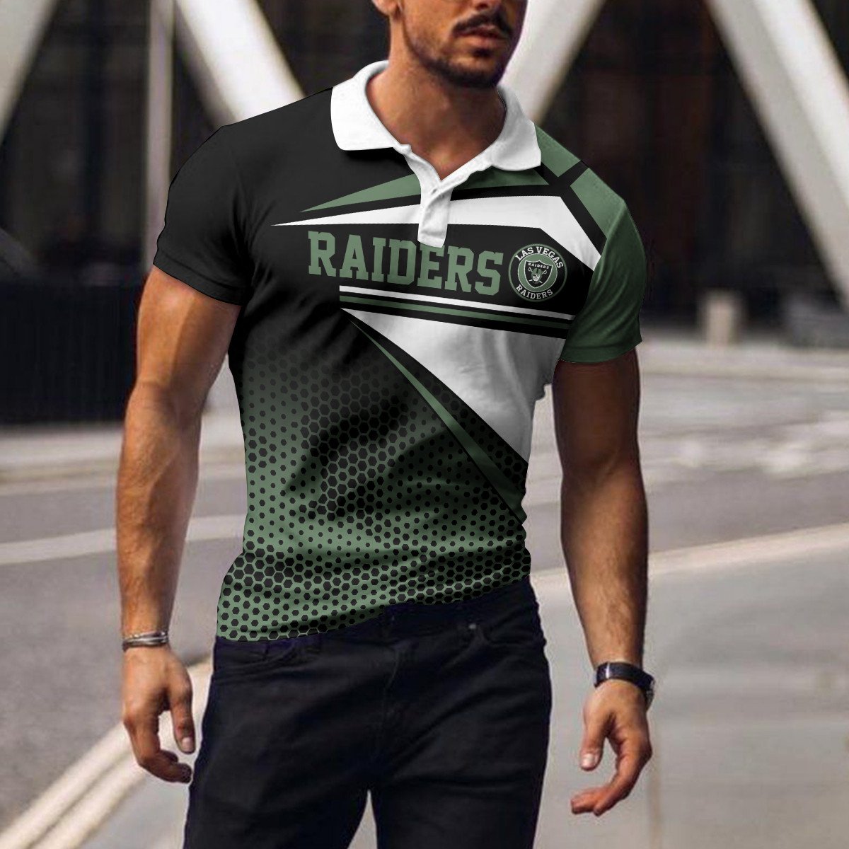 Las Vegas Raiders Polo T-shirt BGPLS077