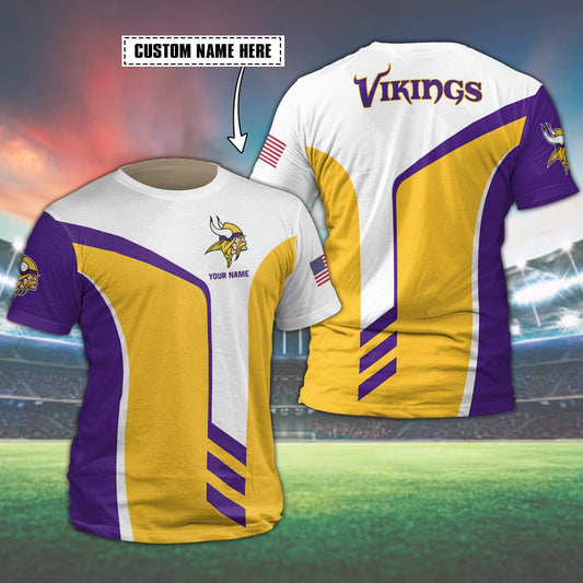 Minnesota Vikings Personalized T-Shirt BGTS861