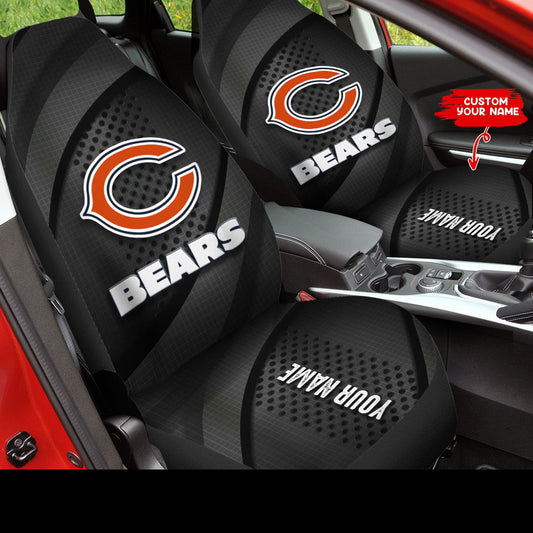 Chicago Bears Personalized Car Seat Covers BGCSC724
