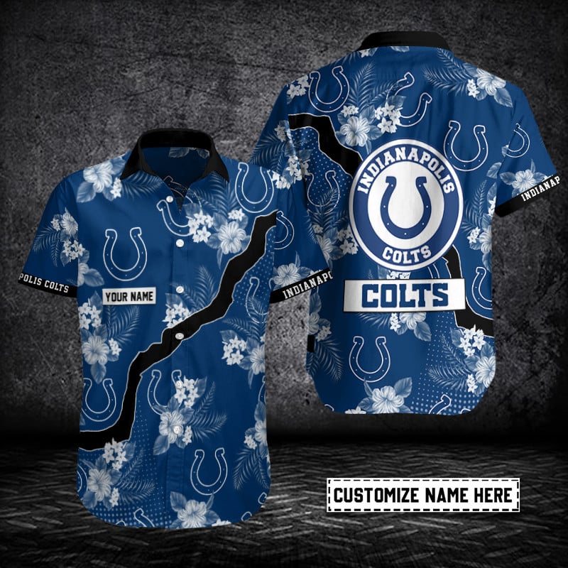 Indianapolis Colts Personalized Button Shirt AZCBS057