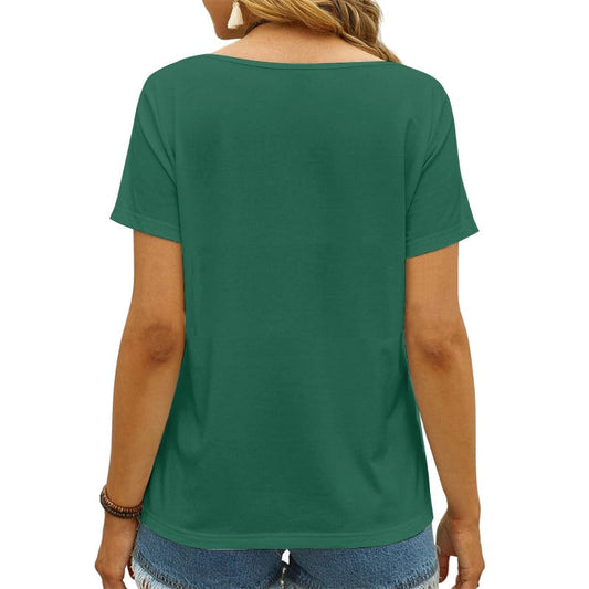 New York Jets Personalized V-neck Women T-shirt AGCWTS532