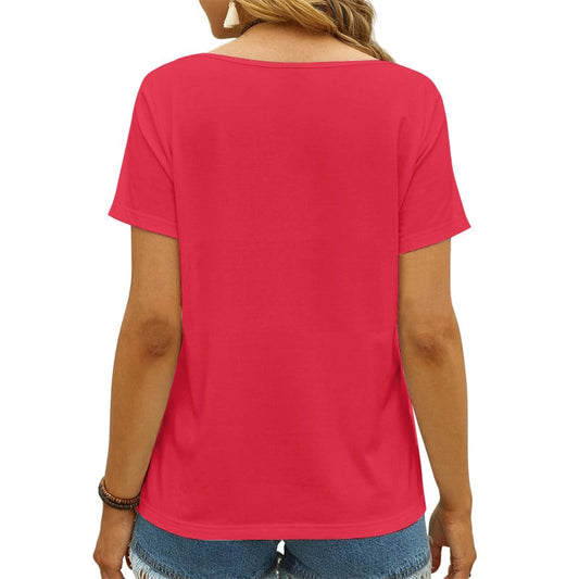 Kansas City Chiefs Personalized V-neck Women T-shirt AGCWTS529