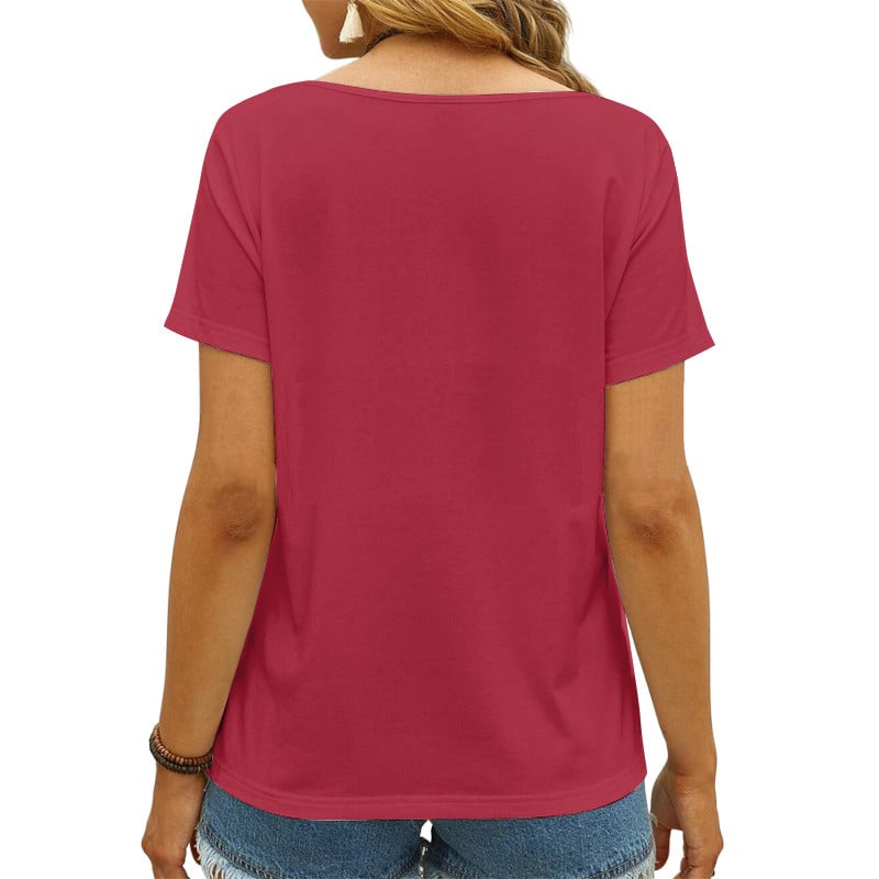 Houston Texans Personalized V-neck Women T-shirt AGCWTS528