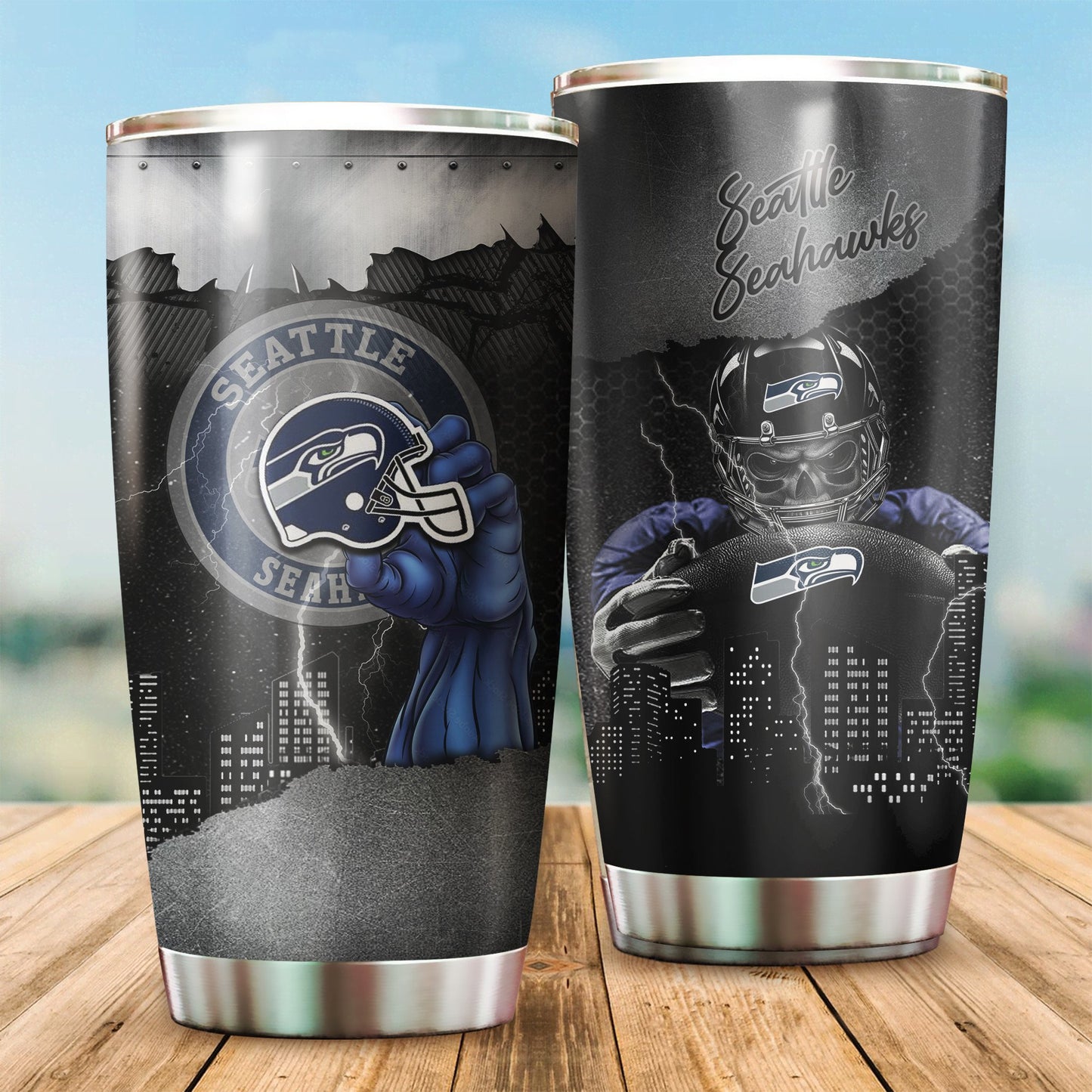 Seattle Seahawks Personalized Tumbler BGTUM735