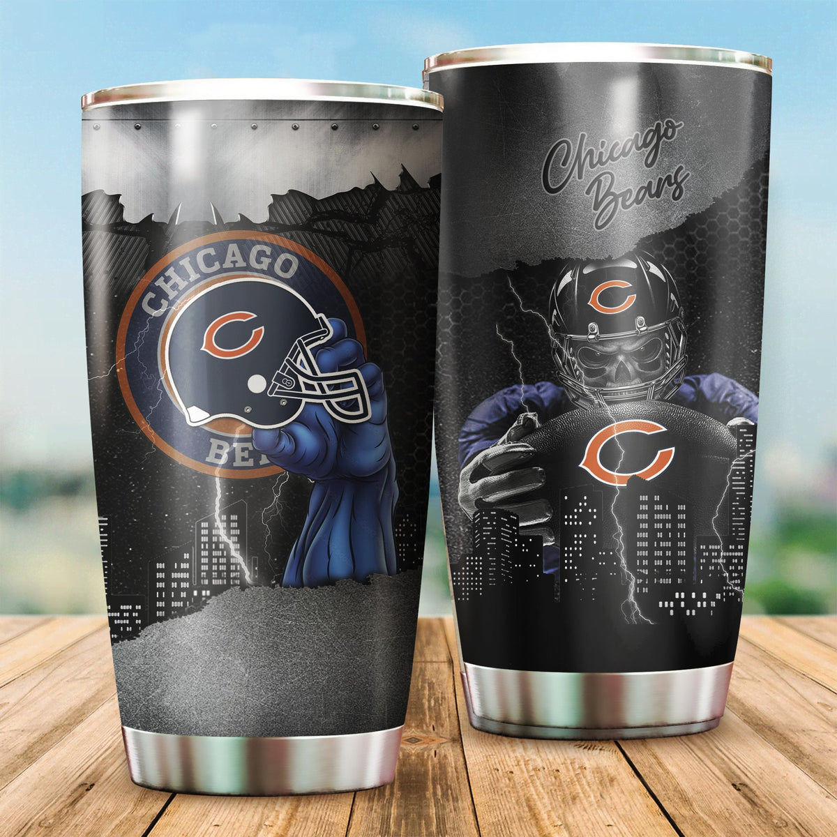 Chicago Bears Personalized Tumbler BGTUM732
