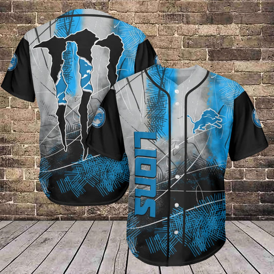 Detroit Lions Baseball Jersey AZCBJS303