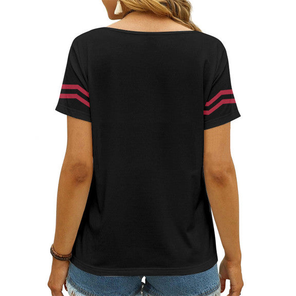 Houston Texans V-neck Women T-shirt AGCWTS537