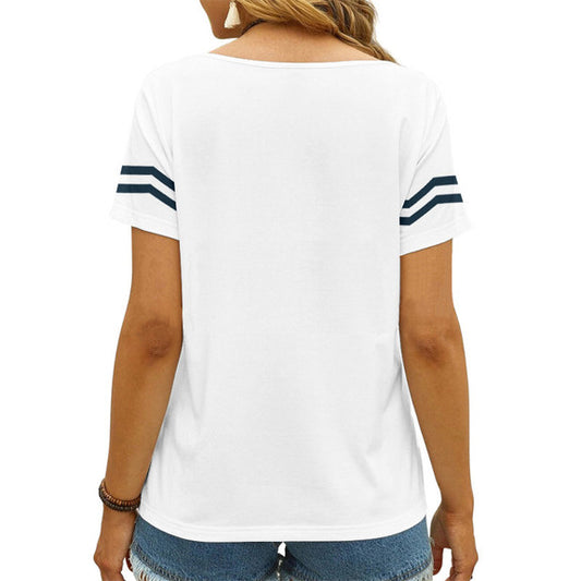 Houston Texans V-neck Women T-shirt AGCWTS536