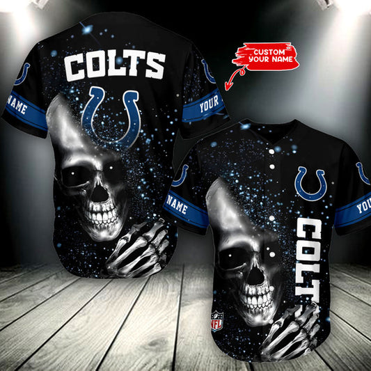 Indianapolis Colts Personalized Baseball Jersey AZCBJS325