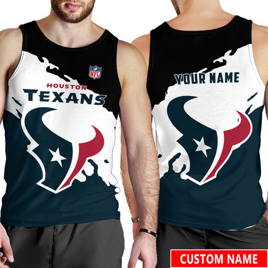 Houston Texans Personalized Men Tank Top BGMTT047