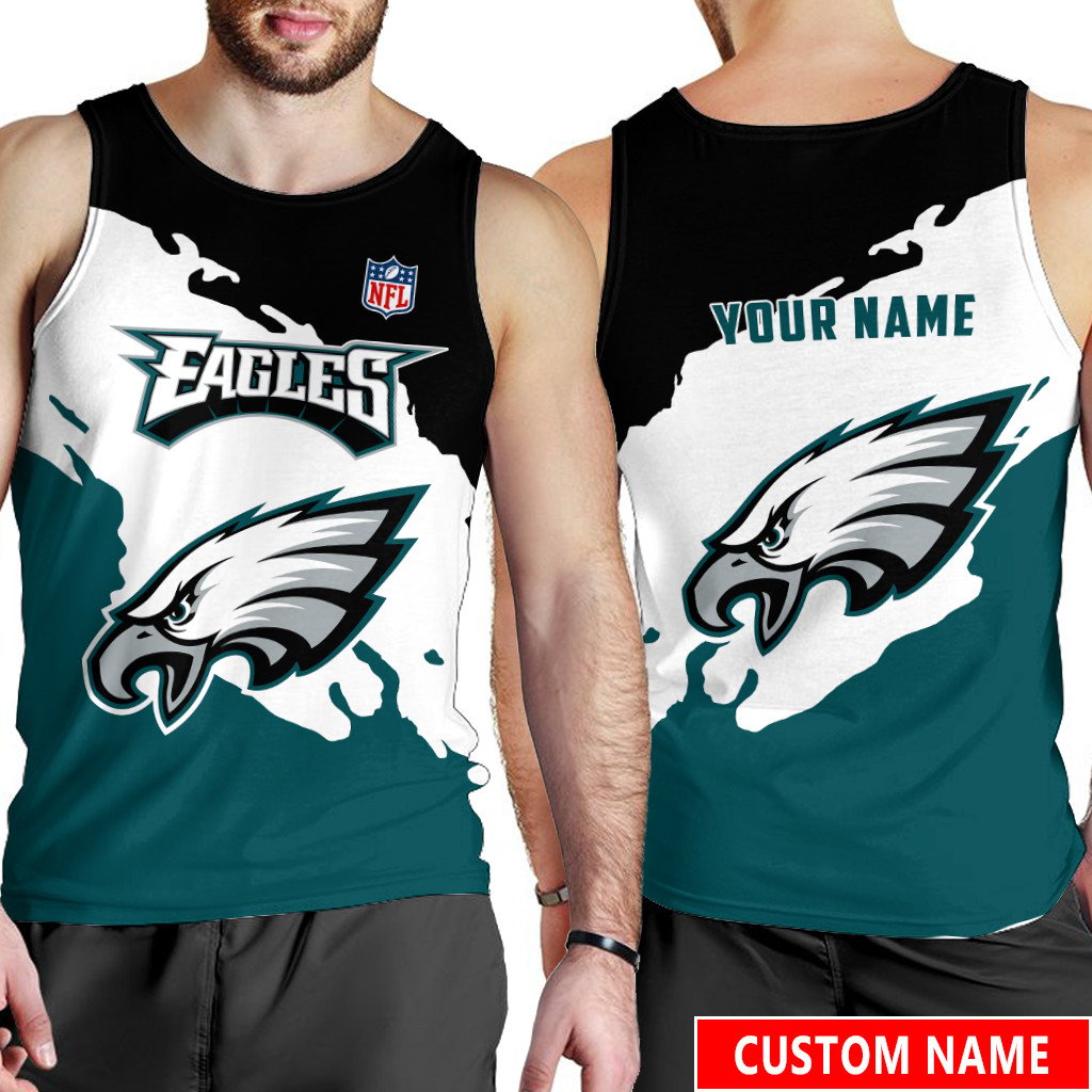 Philadelphia Eagles Personalized Men Tank Top BGMTT043