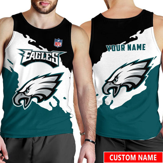 Philadelphia Eagles Personalized Men Tank Top BGMTT043