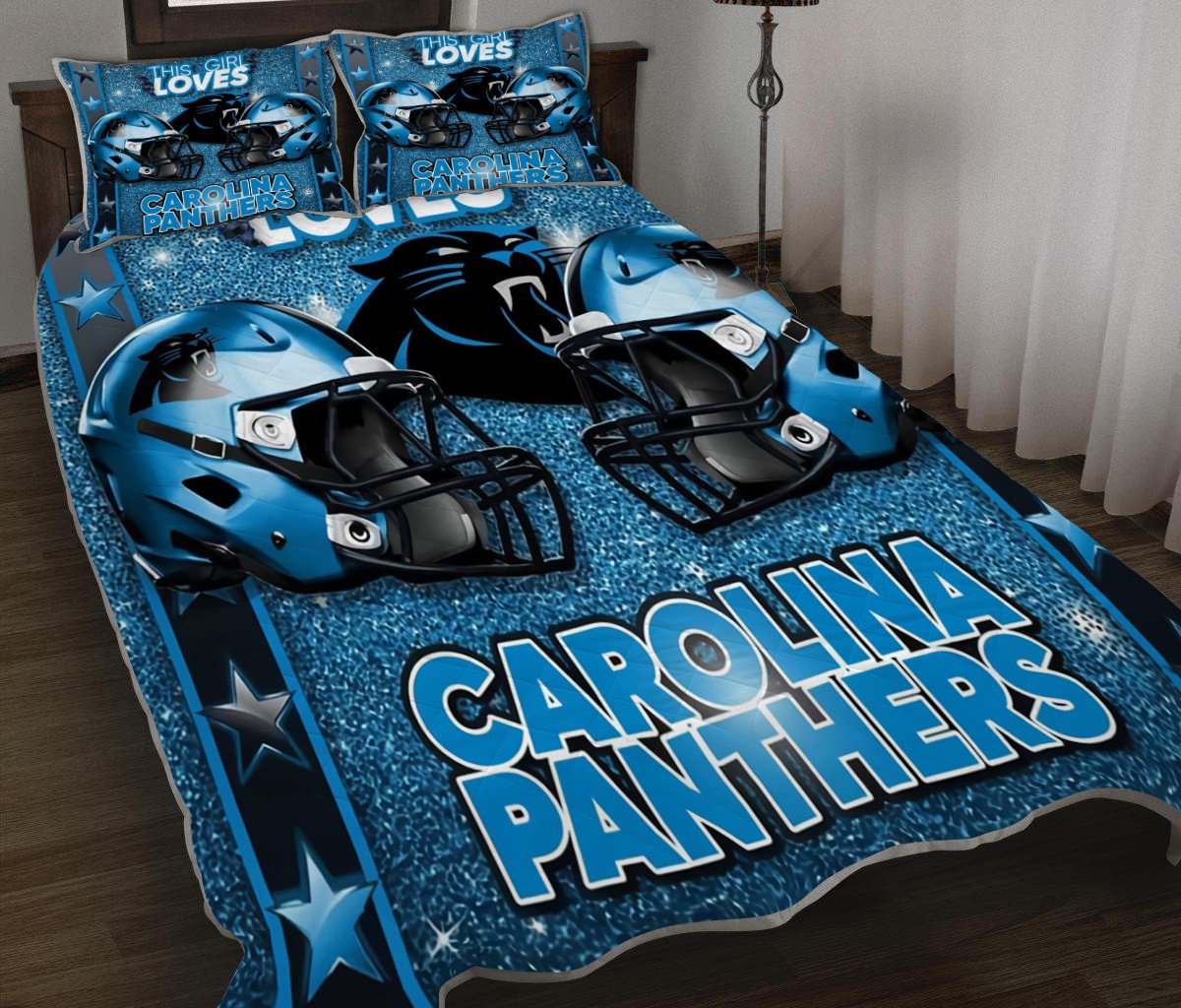 Carolina Panthers Quilt Set BGQS176