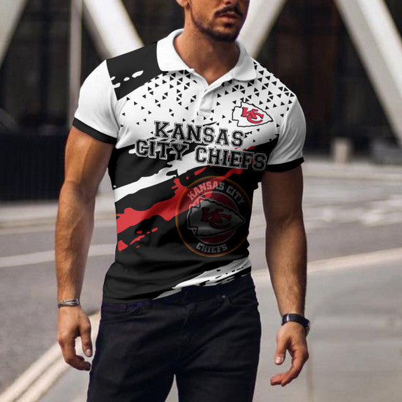 Kansas City Chiefs Polo T-shirt BGPLS079