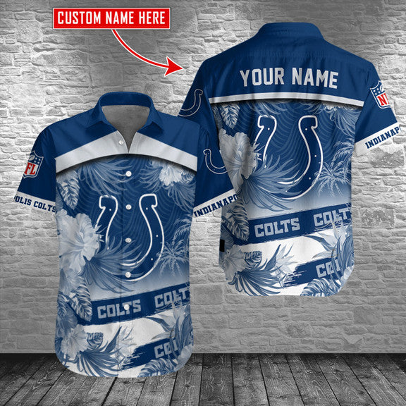 Indianapolis Colts Personalized Button Shirt AZCBS069