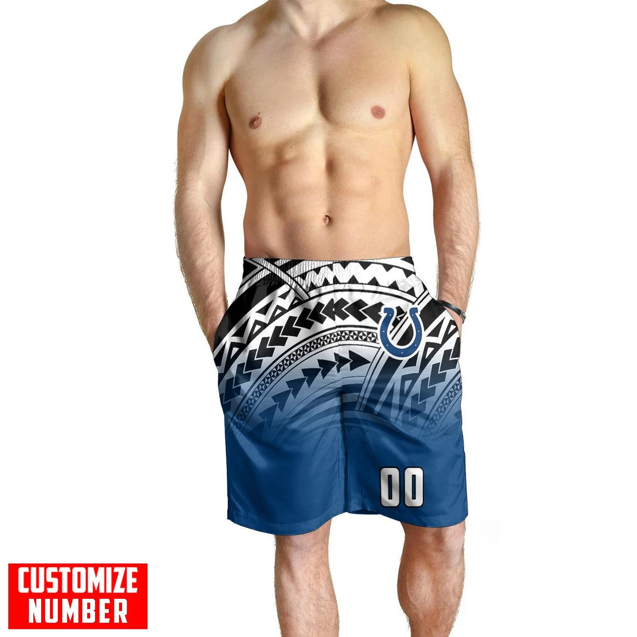 Indianapolis Colts Personalized Men shorts BGSHORT053